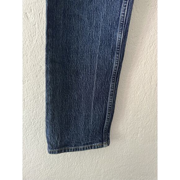 Gap Cheeky Straight High Rise Denim Blue Jeans Button Fly Women's 28RS - Picture 4 of 11